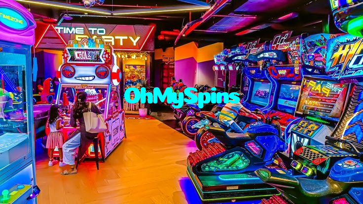 OhMySpins casino presented on mobile device in Pakistan with slots and live games